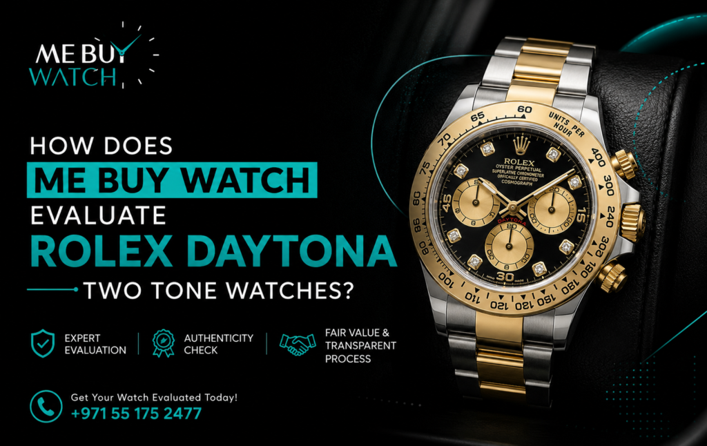 How Does Me Buy Watch Evaluate Rolex Daytona Two Tone Watches