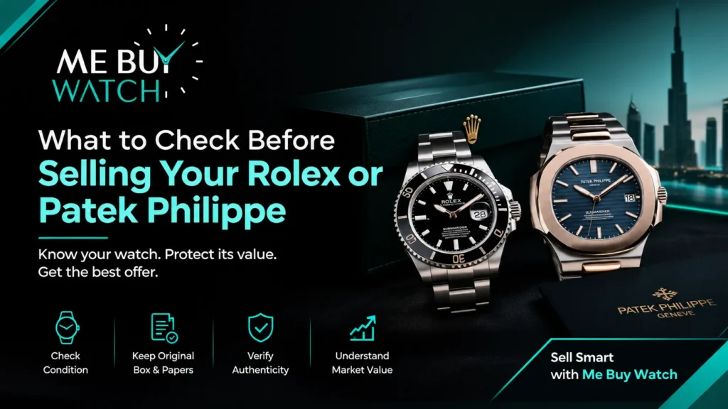 What Should I Check Before Selling My Rolex or Patek Philippe?