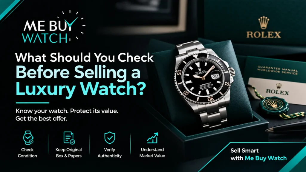 What Should You Check Before Selling a Luxury Watch