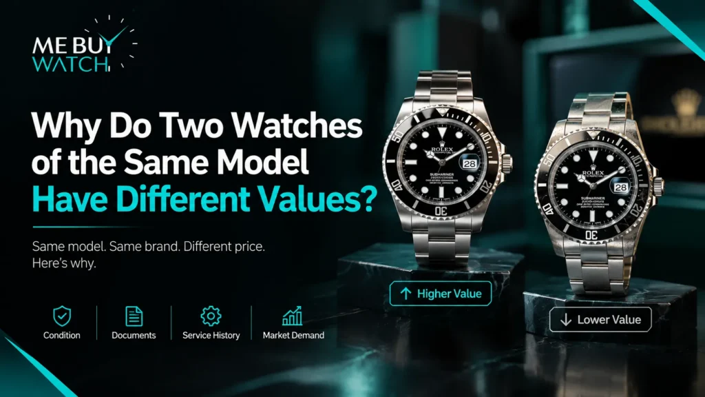 Why Can Two Watches of the Same Model Have Different Values